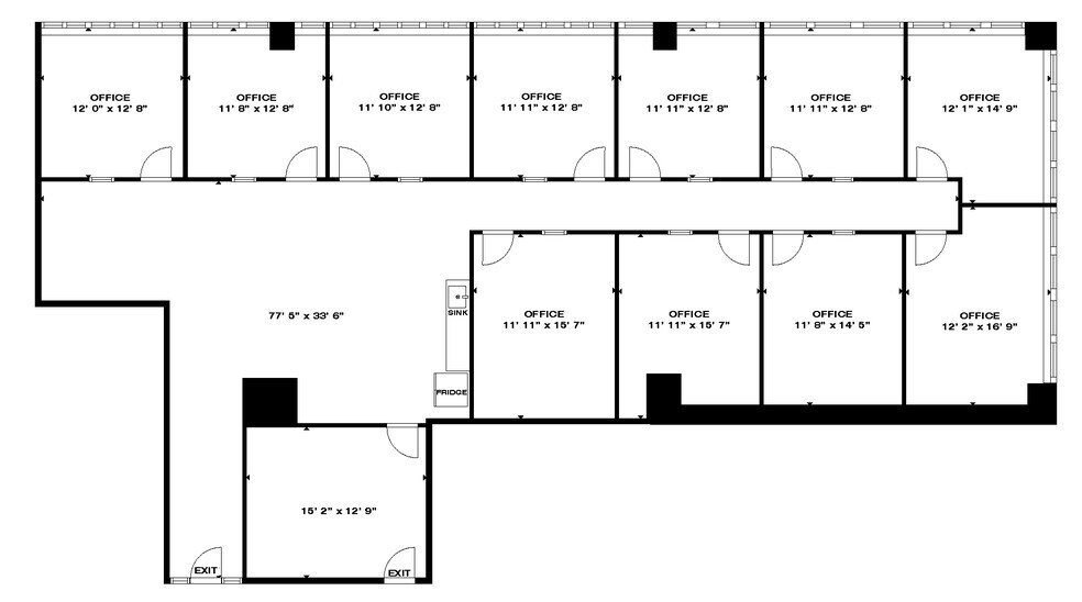 4045 NW 64th St, Oklahoma City, OK à louer - Plan d’étage – Image 2 sur 2
