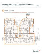 240-250 Charlois Blvd, Winston-Salem, NC à louer Plan d’étage– Image 2 sur 3