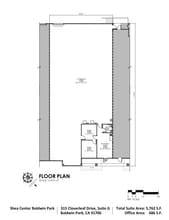 365 Cloverleaf Dr, Baldwin Park, CA à louer Plan d’étage– Image 2 sur 2