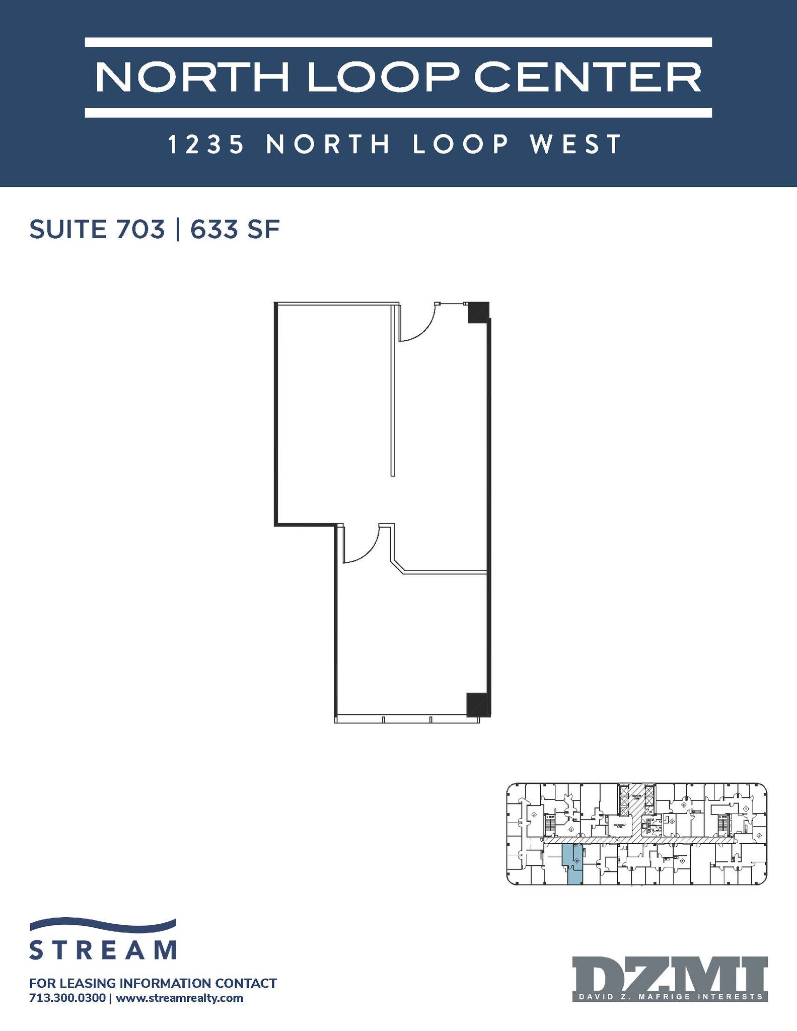 1235 North Loop W, Houston, TX à louer Plan d’étage– Image 1 sur 1