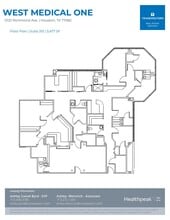 12121 Richmond Ave, Houston, TX à louer Plan d’étage– Image 1 sur 2