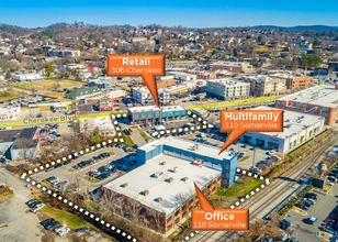 306 Cherokee Blvd, Chattanooga, TN - VUE AÉRIENNE  vue de carte