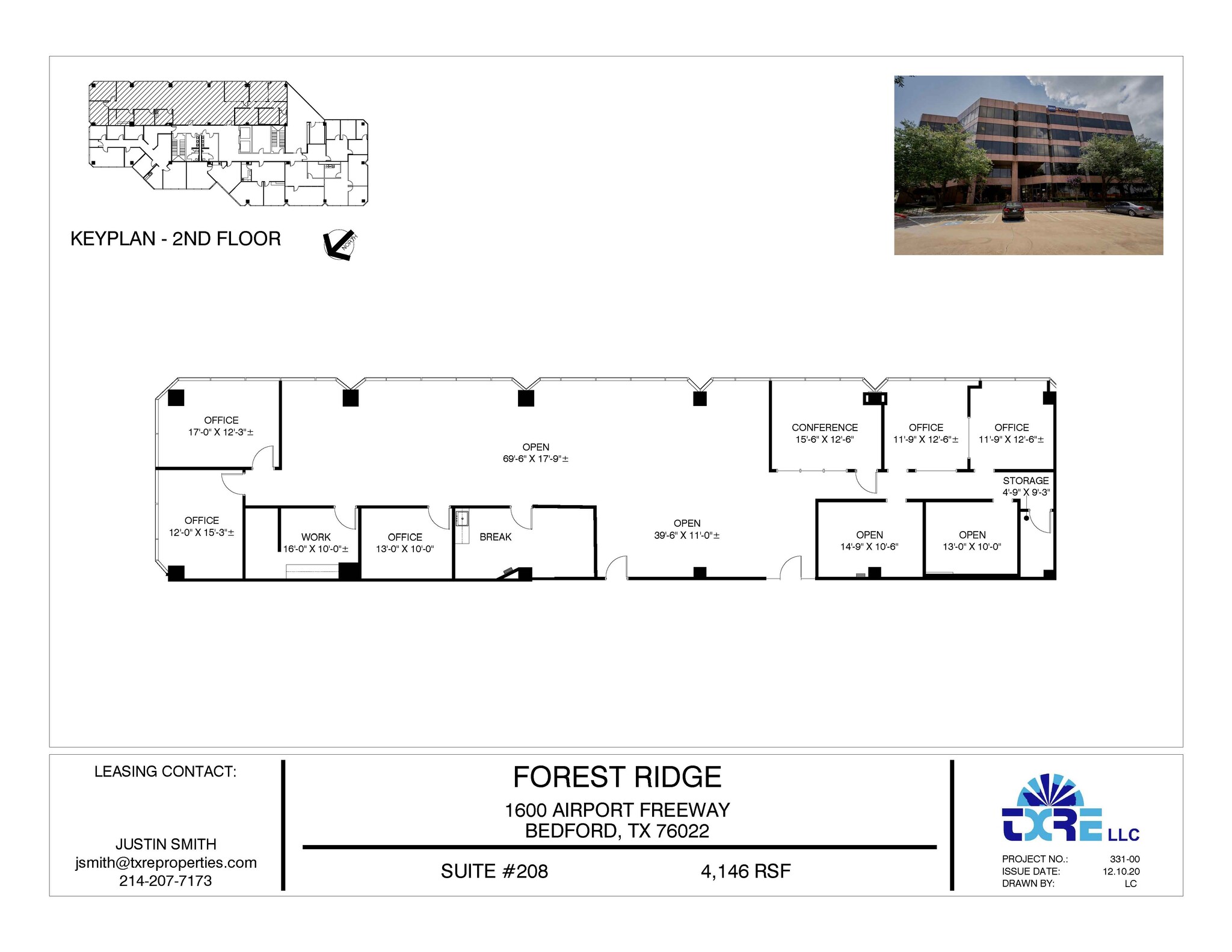 1600 Airport Fwy, Bedford, TX à louer Plan d’étage– Image 1 sur 1