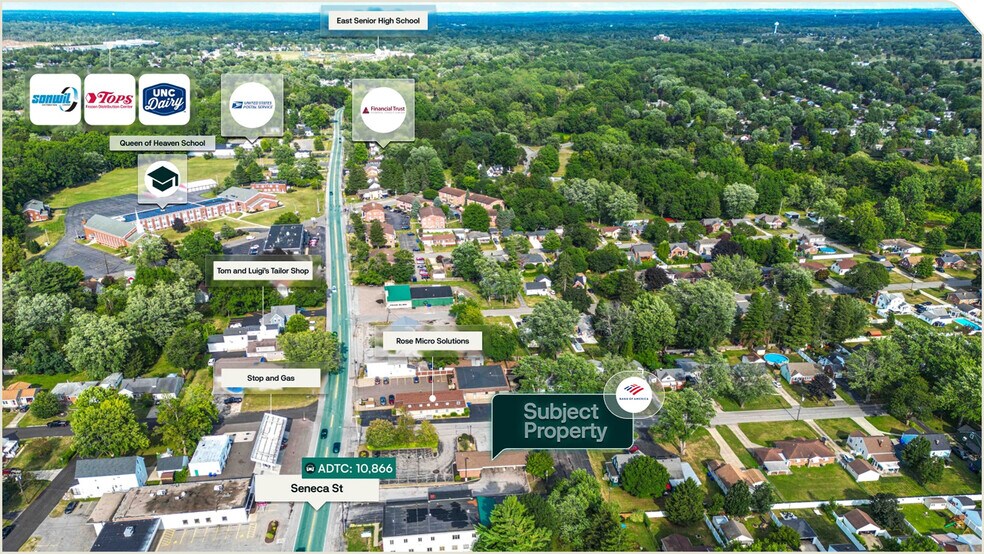 4099 Seneca St, West Seneca, NY à vendre - Aérien – Image 2 sur 3