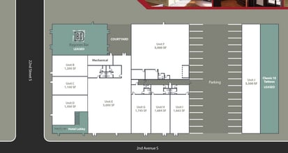 206 22nd St S, Birmingham, AL à louer Plan d’étage– Image 1 sur 1