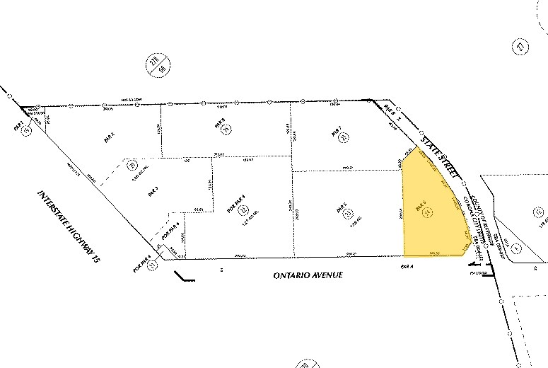 1585 E Ontario Ave, Corona, CA à vendre - Plan cadastral – Image 3 sur 4