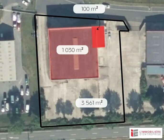 Local d'activités dans Vennes à vendre - Plan de site – Image 2 sur 3