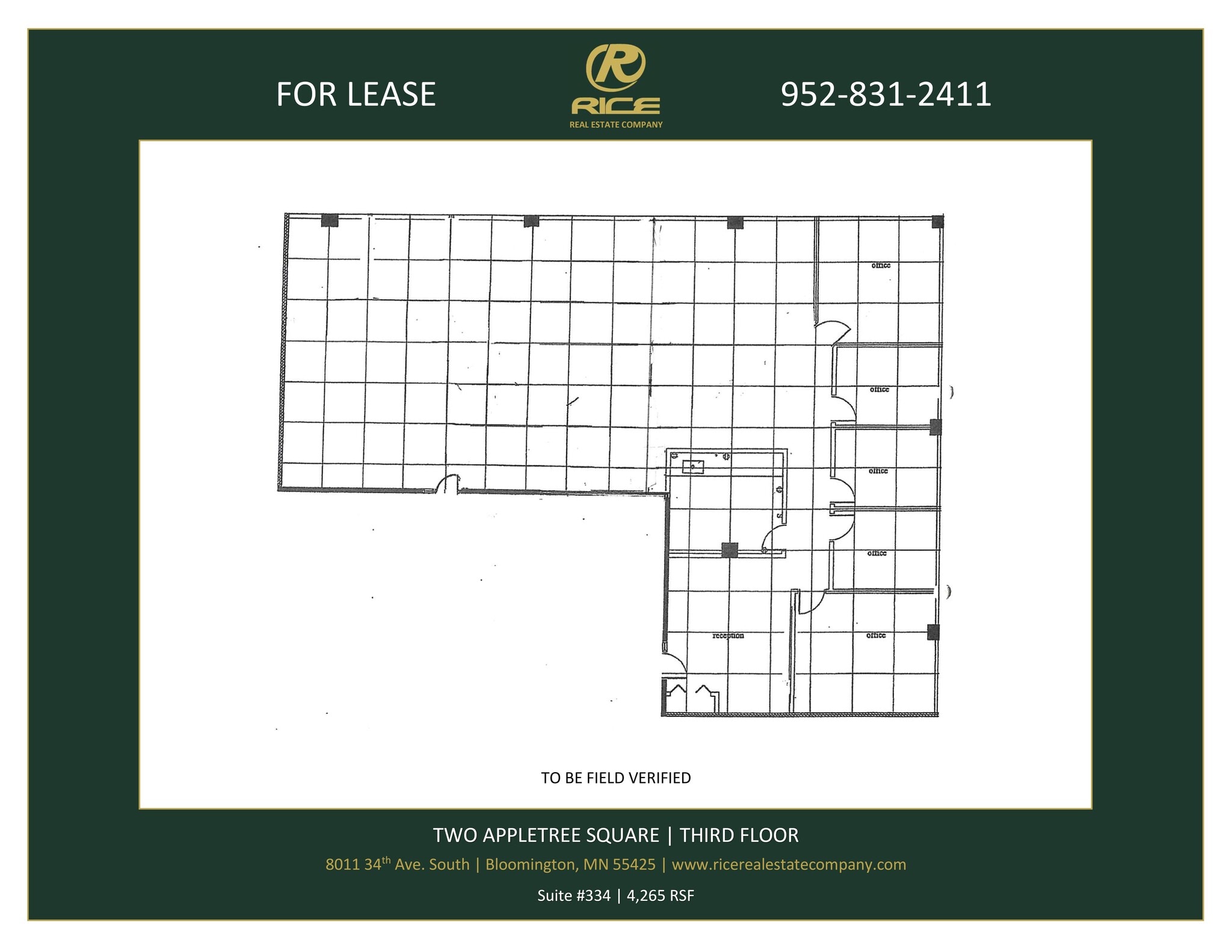 8011 34th Ave S, Bloomington, MN à louer Plan de site– Image 1 sur 1