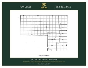 8011 34th Ave S, Bloomington, MN à louer Plan de site– Image 1 sur 1