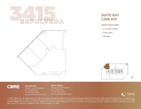 3415 S Sepulveda Blvd, Los Angeles, CA à louer Plan d’étage– Image 1 sur 1