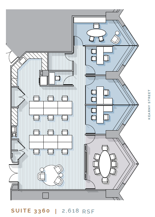 555 California St, San Francisco, CA à louer Plan d’étage– Image 1 sur 1