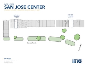 3926-3932 San Jose Park Dr, Jacksonville, FL à louer Plan de site– Image 2 sur 2