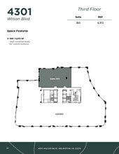 4401 Wilson Blvd, Arlington, VA à louer Plan d’étage– Image 1 sur 1