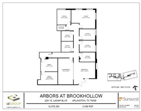 2201 E Lamar Blvd, Arlington, TX à louer Plan d’étage– Image 1 sur 1