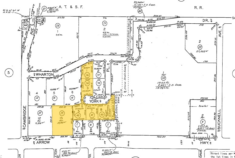 240 S York Pl, Claremont, CA à louer - Plan cadastral – Image 2 sur 2