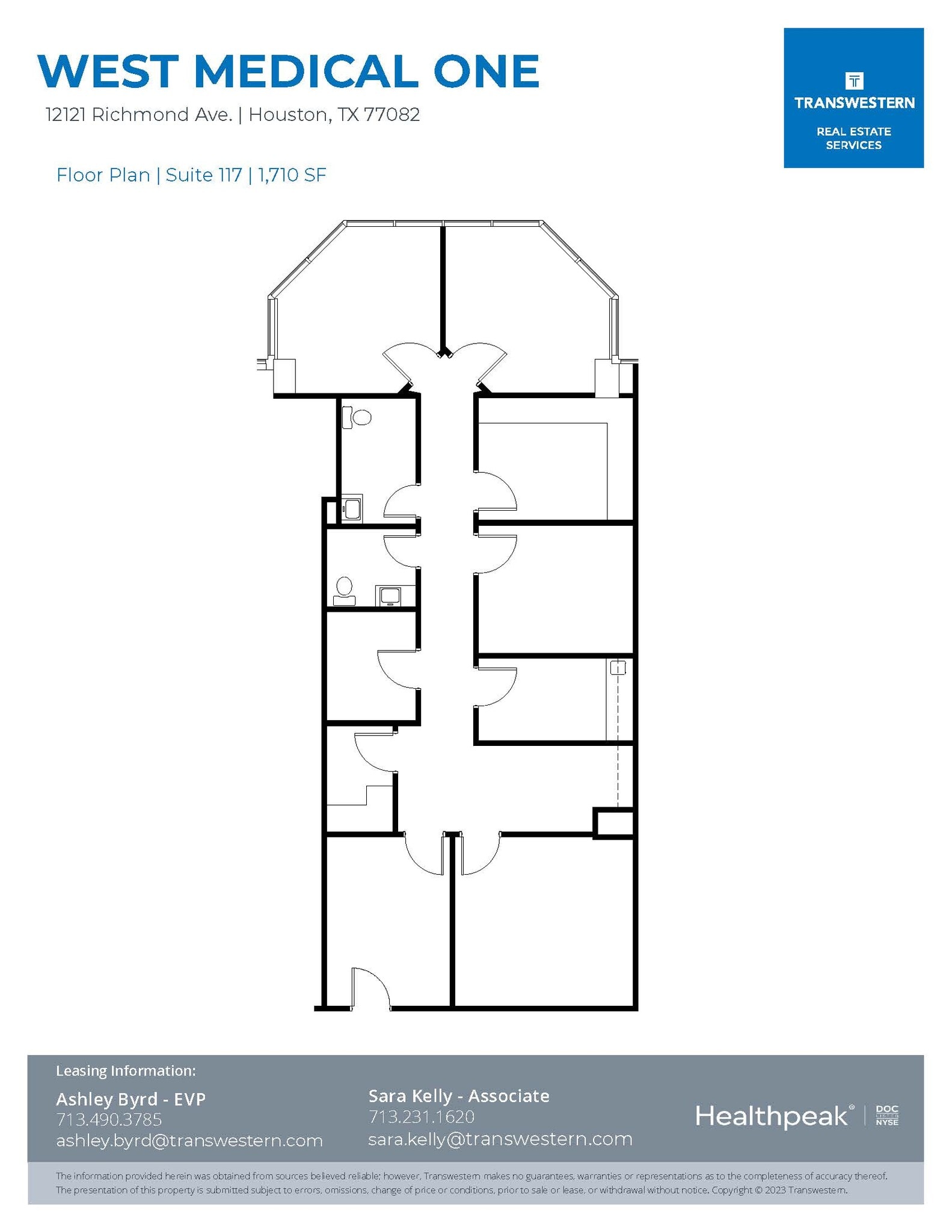 12121 Richmond Ave, Houston, TX à louer Plan d’étage– Image 1 sur 1