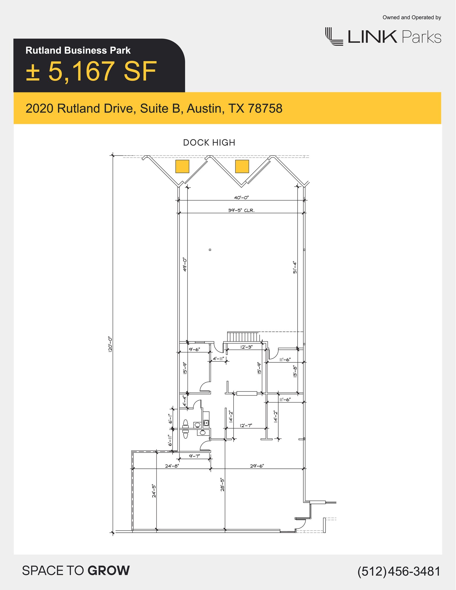 2020 Rutland Dr, Austin, TX à louer Plan de site– Image 1 sur 3