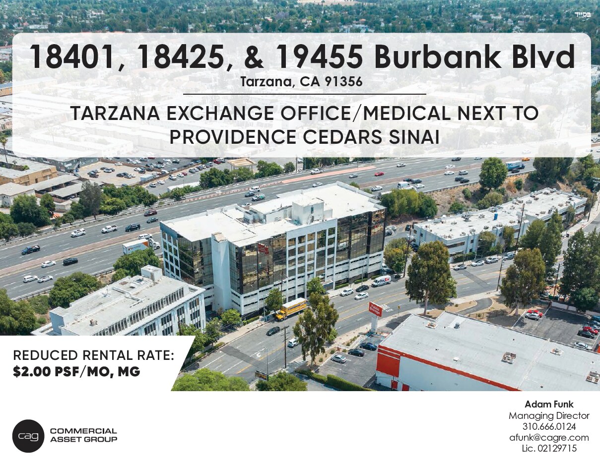 18425 Burbank Blvd, Tarzana, CA à louer Photo principale– Image 1 sur 5
