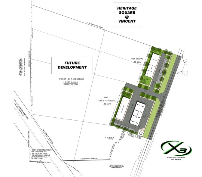42825 US 25, Vincent, AL à vendre - Plan de site – Image 2 sur 7