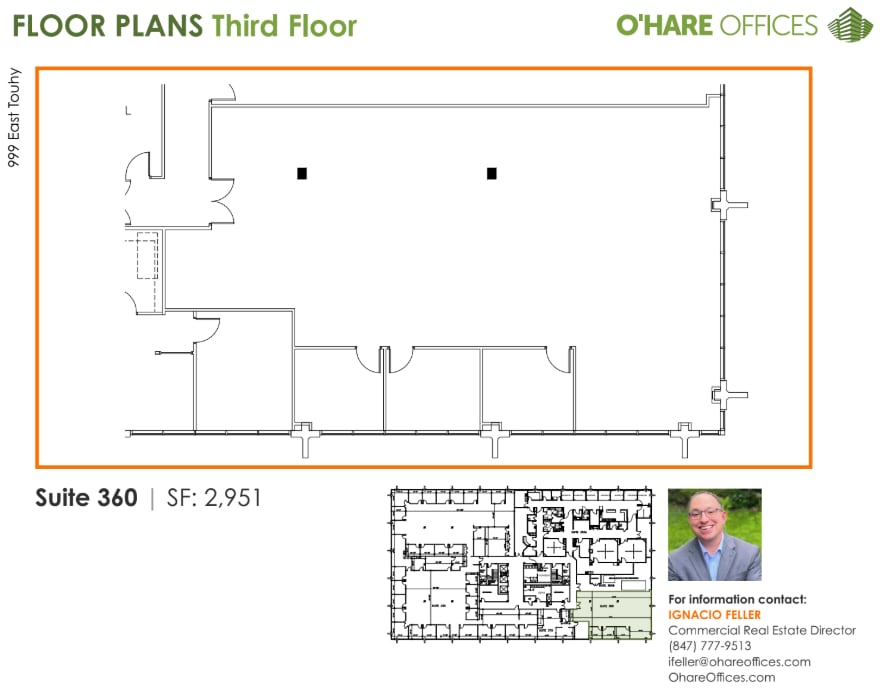 999 E Touhy Ave, Des Plaines, IL à louer Plan d’étage– Image 1 sur 1