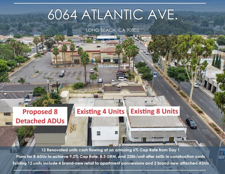 6060-6068 Atlantic Ave, Long Beach, CA à vendre - Photo de l’immeuble – Image 1 sur 18