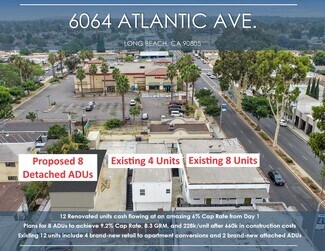 Plus de détails pour 6060-6068 Atlantic Ave, Long Beach, CA - Logement à vendre