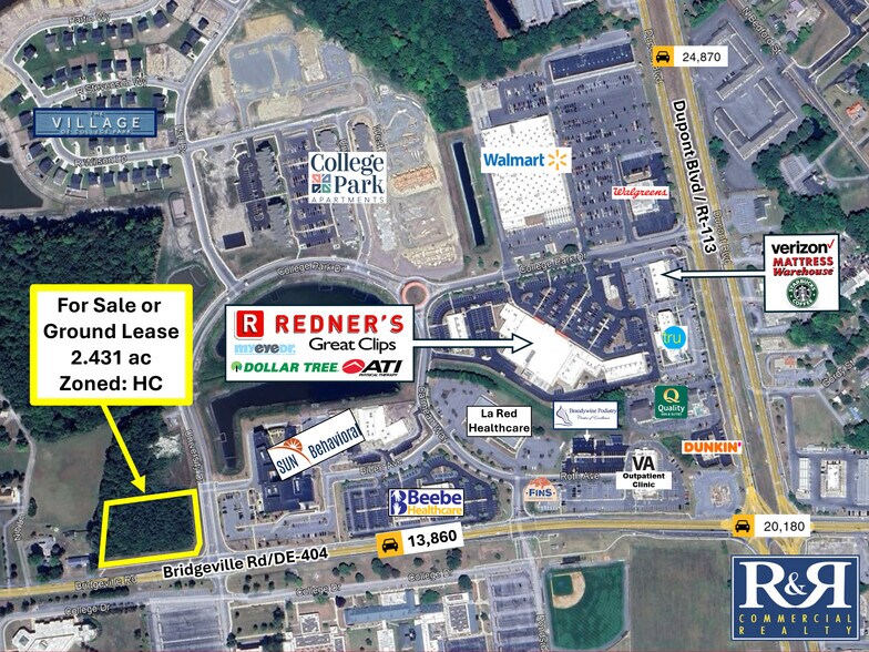 0 University Dr, Georgetown, DE à louer - Aérien – Image 3 sur 3