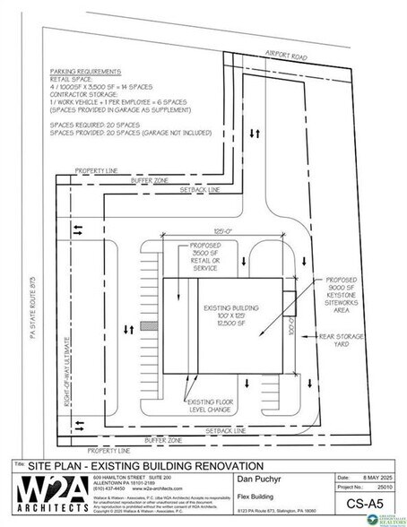 8123 PA Route 873, Slatington, PA à louer - Plan de site – Image 3 sur 4