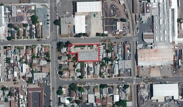 1256 E 3rd St, Pomona, CA - VUE AÉRIENNE  vue de carte