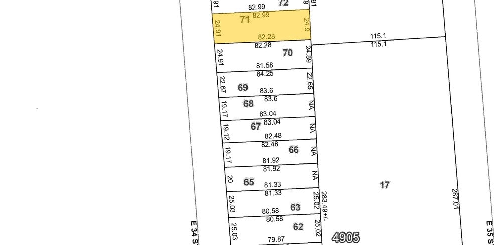 335 E 34th St, Brooklyn, NY à vendre - Plan cadastral – Image 1 sur 2
