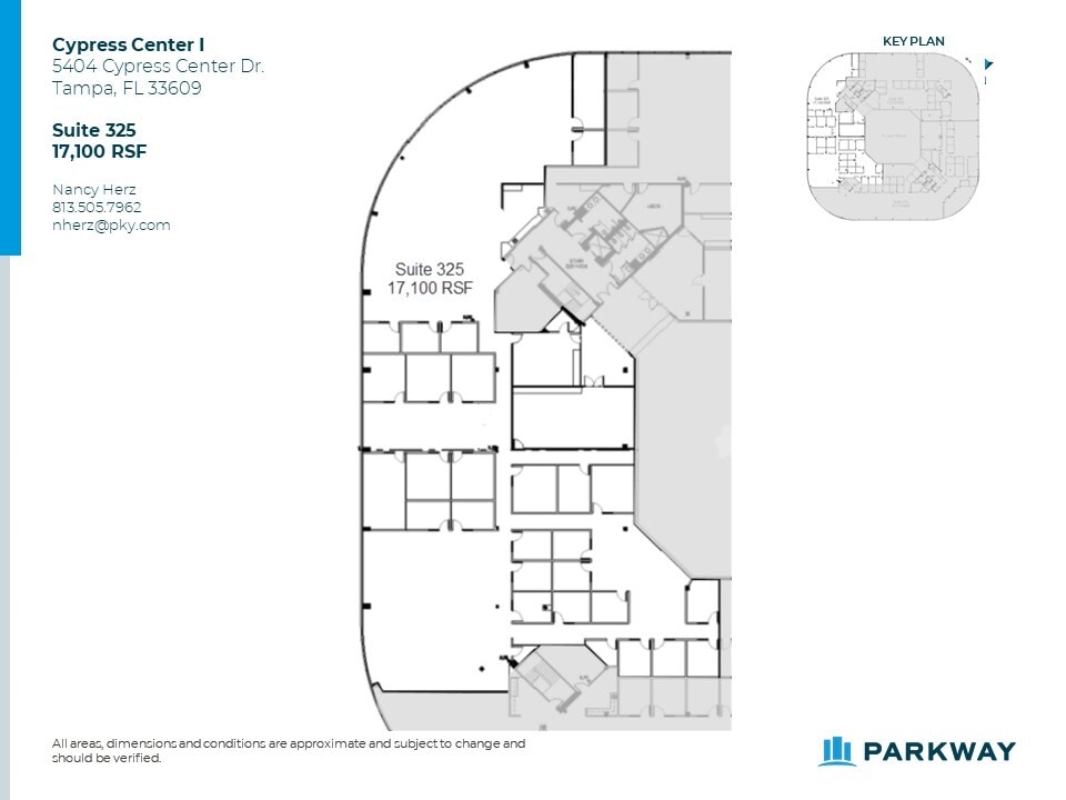 5404 Cypress Center Dr, Tampa, FL à louer Plan d’étage– Image 1 sur 2