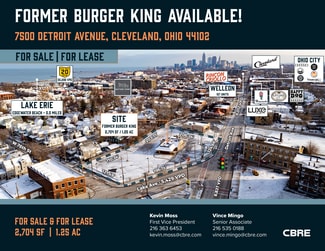 Plus de détails pour 7500 Detroit Ave, Cleveland, OH - Local commercial à vendre