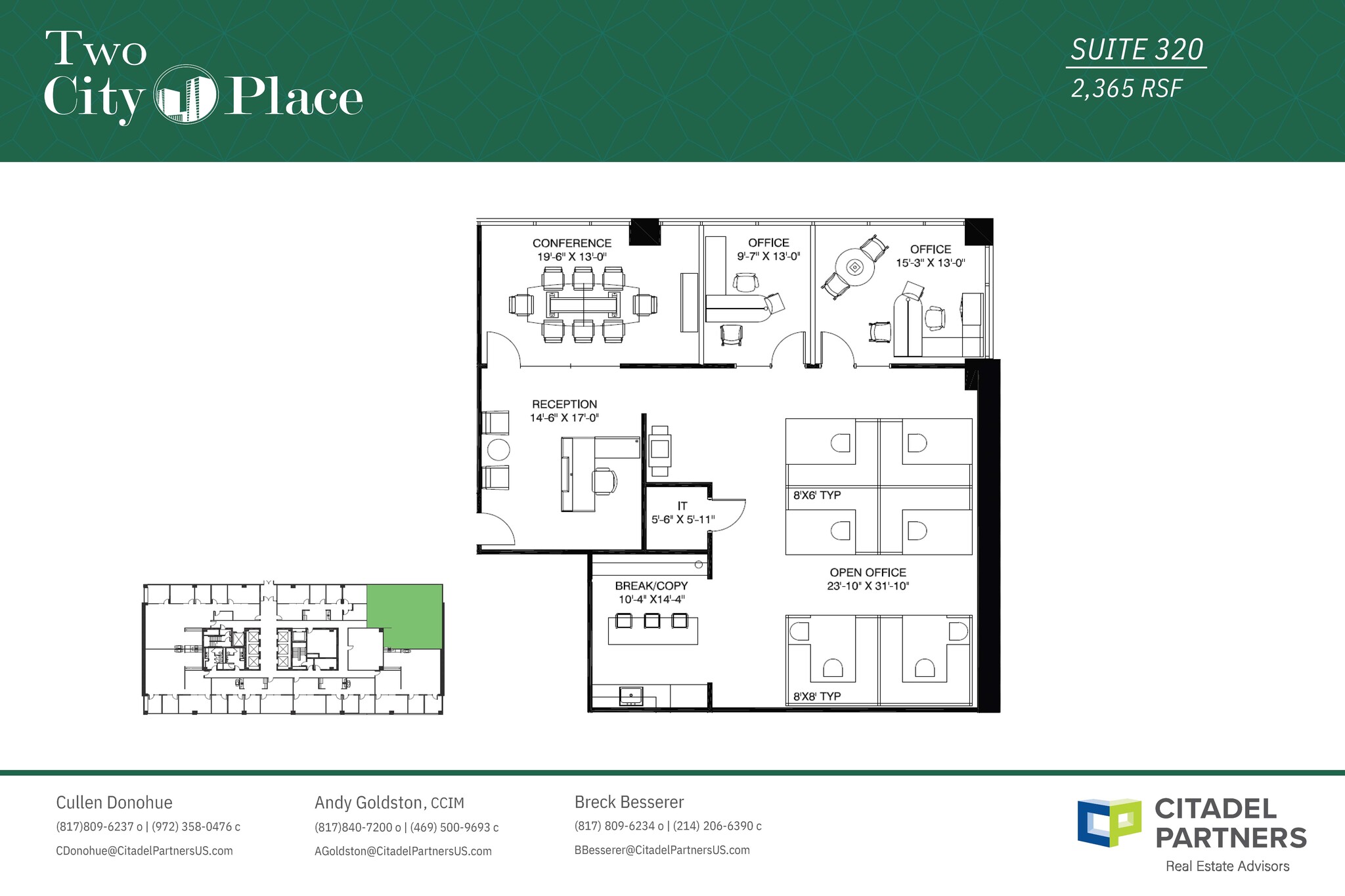 100 Throckmorton St, Fort Worth, TX à louer Plan d’étage– Image 1 sur 3