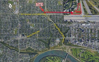 10704 Groat Rd NW, Edmonton, AB - VUE AÉRIENNE  vue de carte