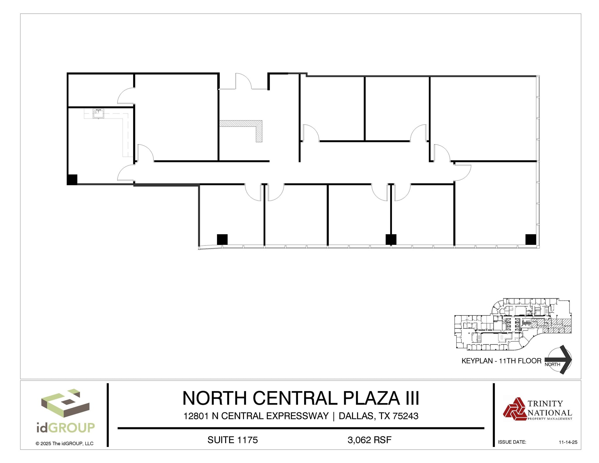 12801 N Central Expy, Dallas, TX à louer Plan d’étage– Image 1 sur 2