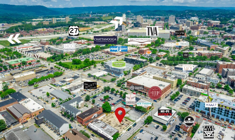 1513 Williams St, Chattanooga, TN à louer - Aérien – Image 3 sur 25