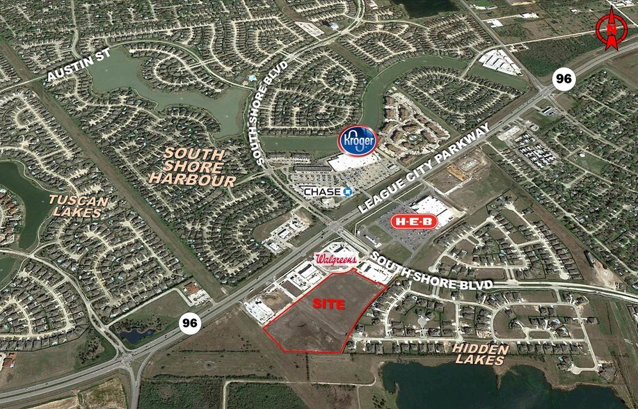 SH 96 & South Shore Blvd, League City, TX à vendre - Photo de l’immeuble – Image 2 sur 3