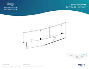 5000 Quorum Dr, Dallas, TX à louer Plan d’étage– Image 1 sur 1