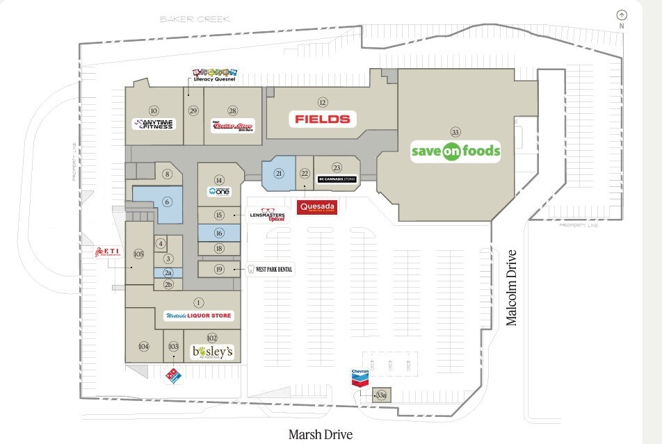 155 Malcolm St, Quesnel, BC à louer Plan d’étage– Image 1 sur 2