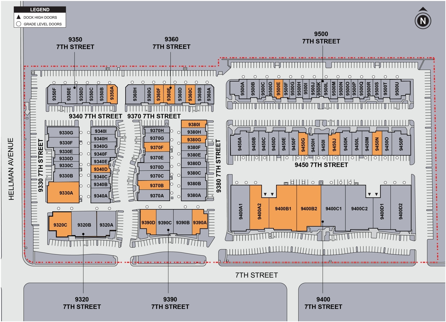 9370 7th St, Rancho Cucamonga, CA à louer Plan de site– Image 1 sur 1