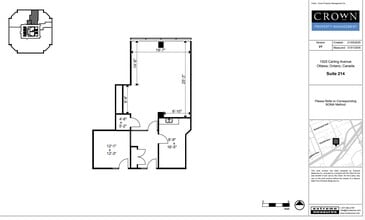 1545 Carling Ave, Ottawa, ON à louer Plan d’étage– Image 1 sur 1