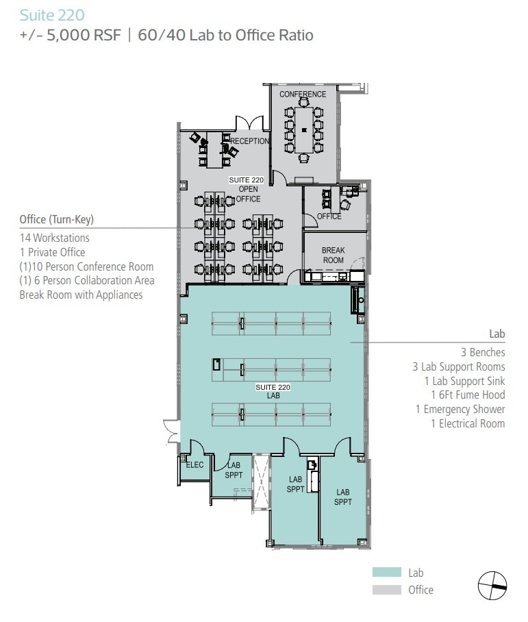 12250 El Camino Real, San Diego, CA à louer Plan d’étage– Image 1 sur 1