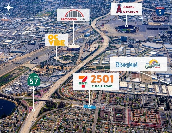2501 E Ball Rd, Anaheim, CA à vendre - Photo de l’immeuble – Image 2 sur 11