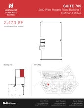 2500 W Higgins Rd, Hoffman Estates, IL à louer Plan d’étage– Image 1 sur 3