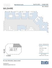 10866 Wilshire Blvd, Los Angeles, CA à louer Plan d’étage– Image 1 sur 1