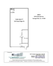 8100-8110 Remmet Ave, Canoga Park, CA à louer Plan d’étage– Image 1 sur 1