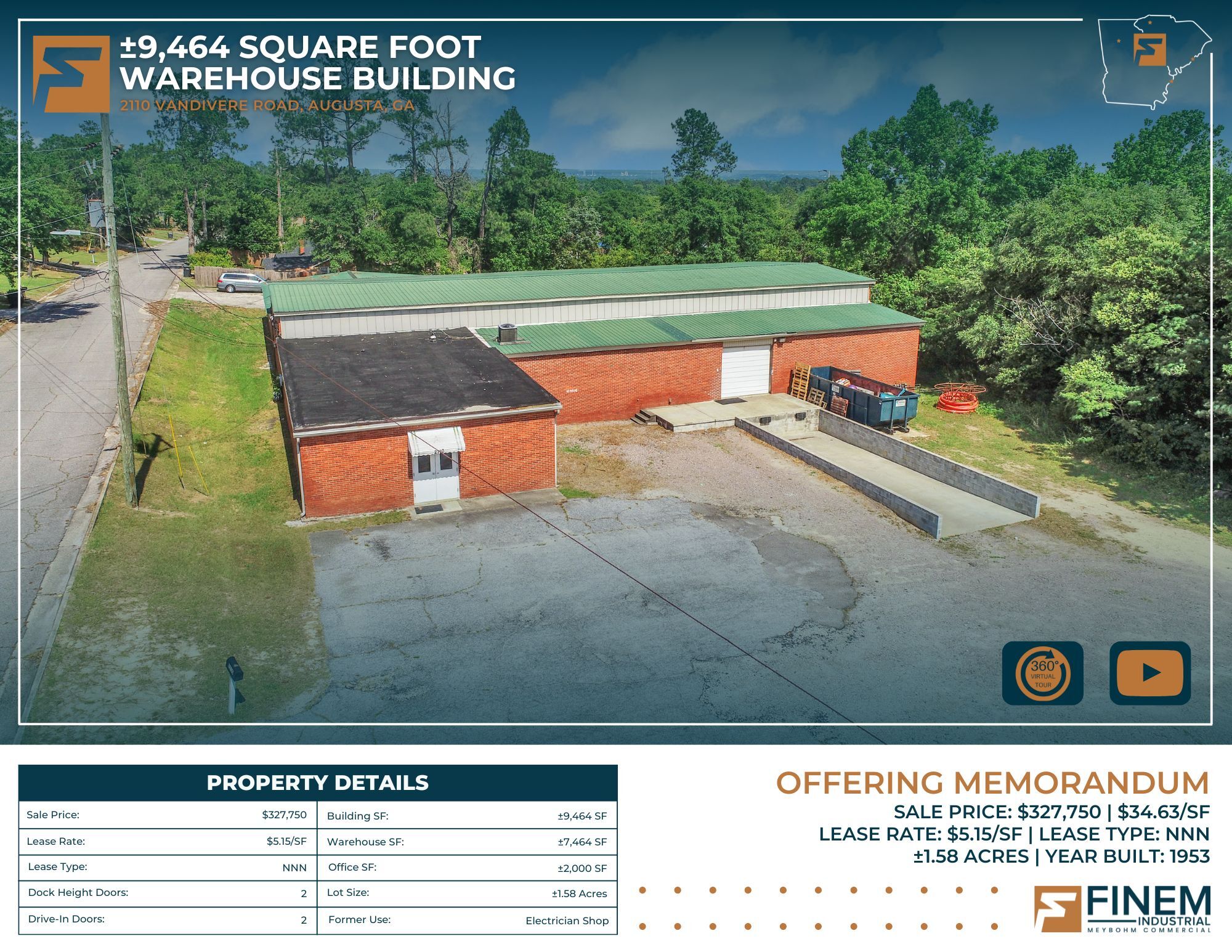 2110 Vandivere Rd, Augusta, GA à vendre Photo de l’immeuble– Image 1 sur 49