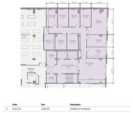 8120 Woodmont Ave, Bethesda, MD à louer Plan d’étage– Image 1 sur 1