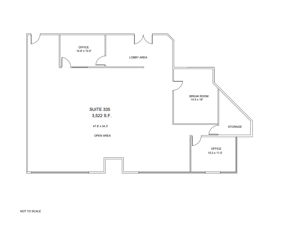 1855 W Katella Ave, Orange, CA à louer Plan d’étage– Image 1 sur 1