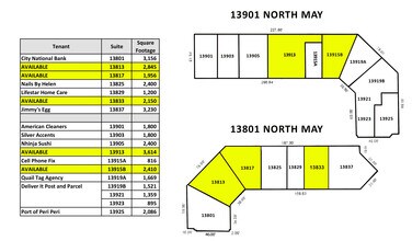 13802-13804 N May Ave, Oklahoma City, OK à louer Plan de site– Image 1 sur 1